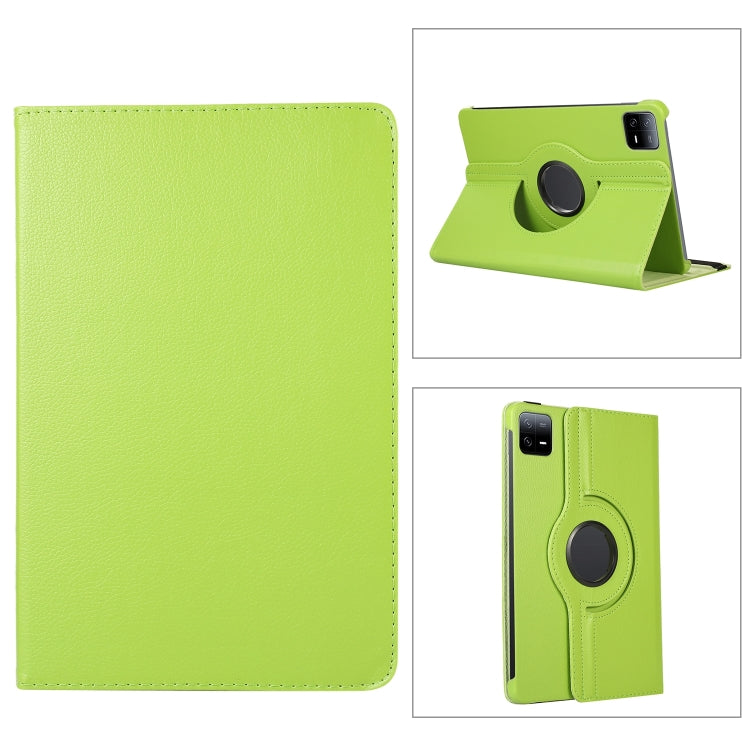 360 Degree Rotation Litchi Texture Leather Tablet Case