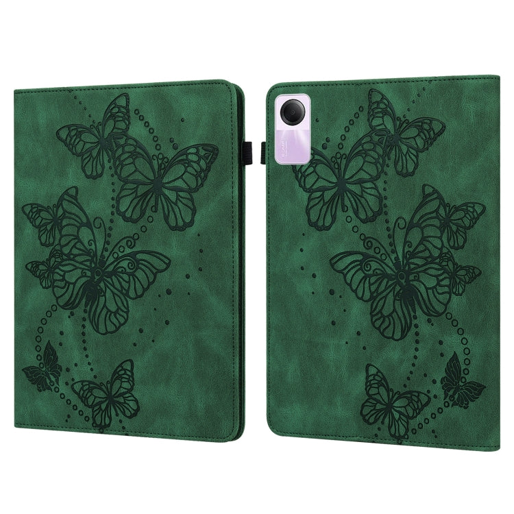 Embossed Butterfly Pattern Horizontal Flip Leather Tablet Case