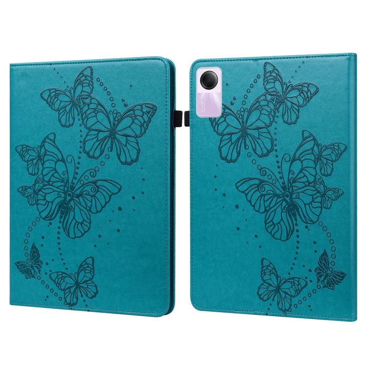 Embossed Butterfly Pattern Horizontal Flip Leather Tablet Case