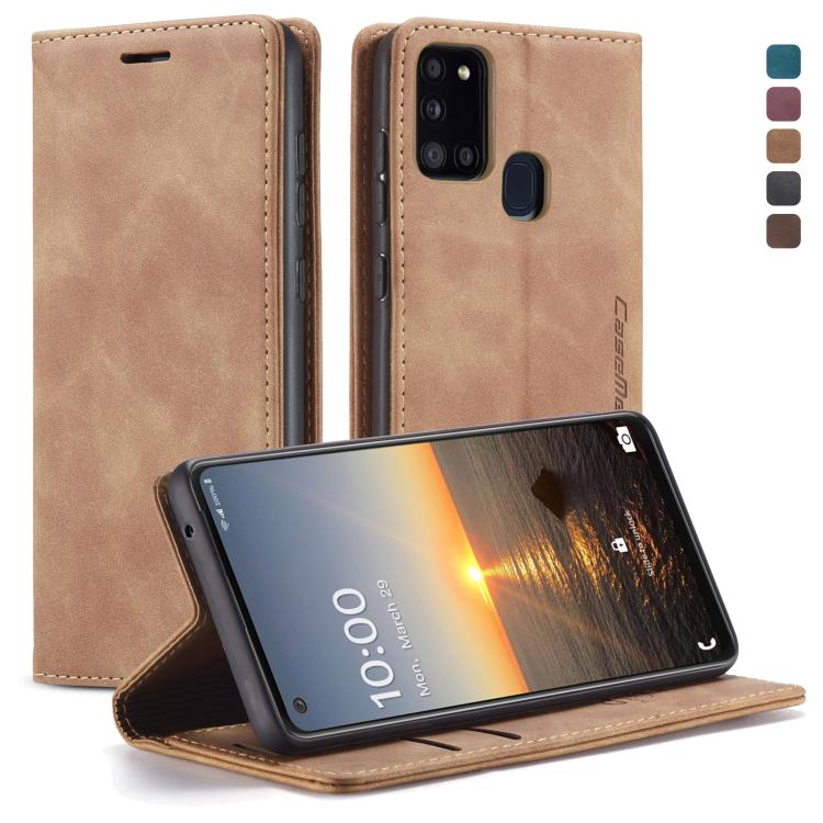 CaseMe-013 Multifunctional Retro Frosted Horizontal Flip Leather Case with Card Slot & Holder & Wallet