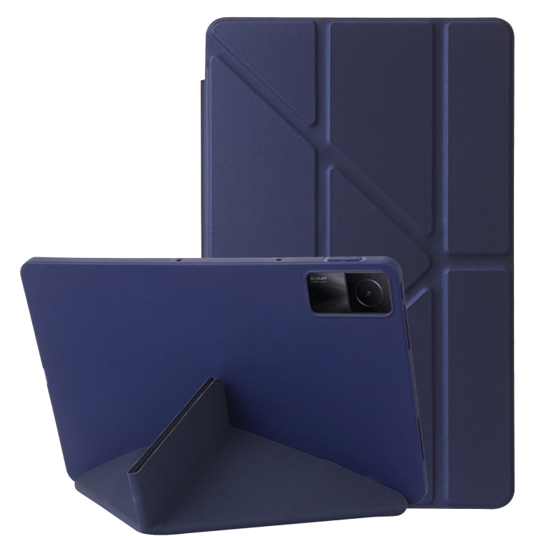Deformation Silicone Leather Tablet Case
