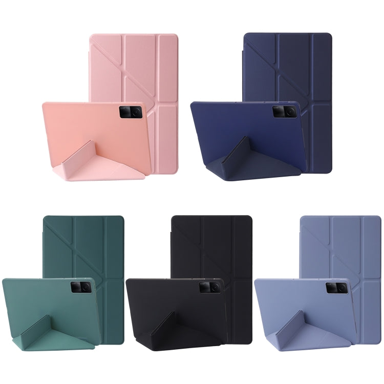 Deformation Silicone Leather Tablet Case