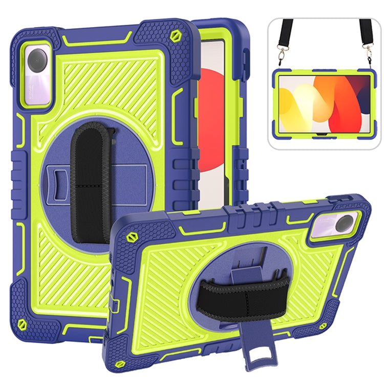 360 Degree Rotation PC Contrast Silicone Tablet Case