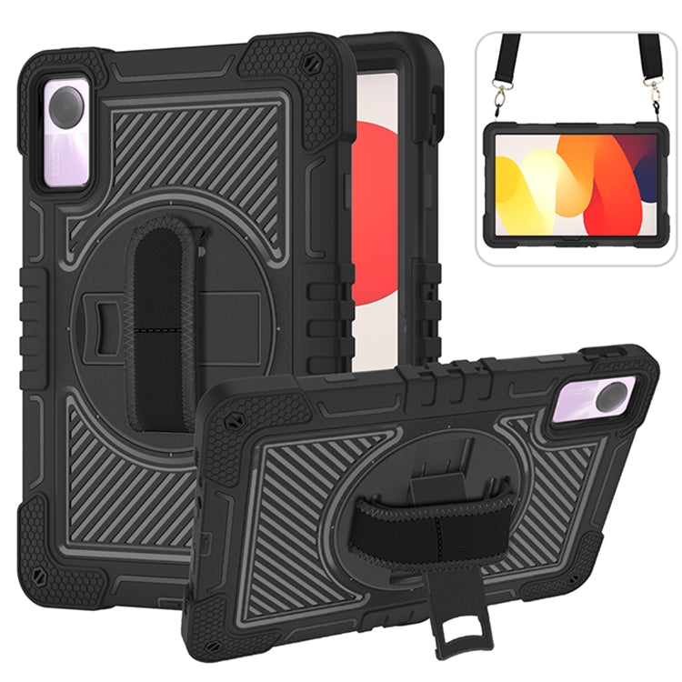 360 Degree Rotation PC Contrast Silicone Tablet Case