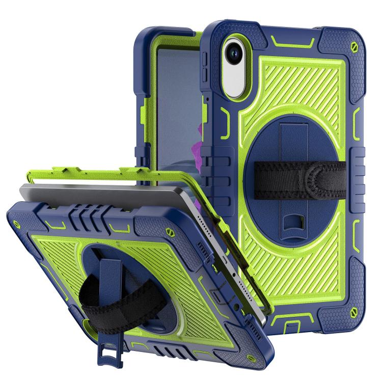 360 Degree Rotation PC Contrast Silicone Tablet Case