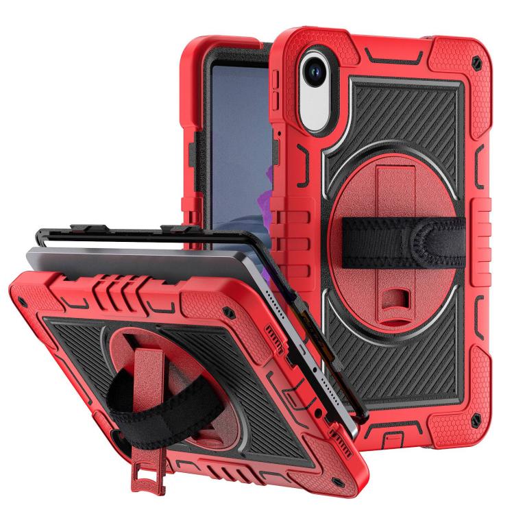 360 Degree Rotation PC Contrast Silicone Tablet Case