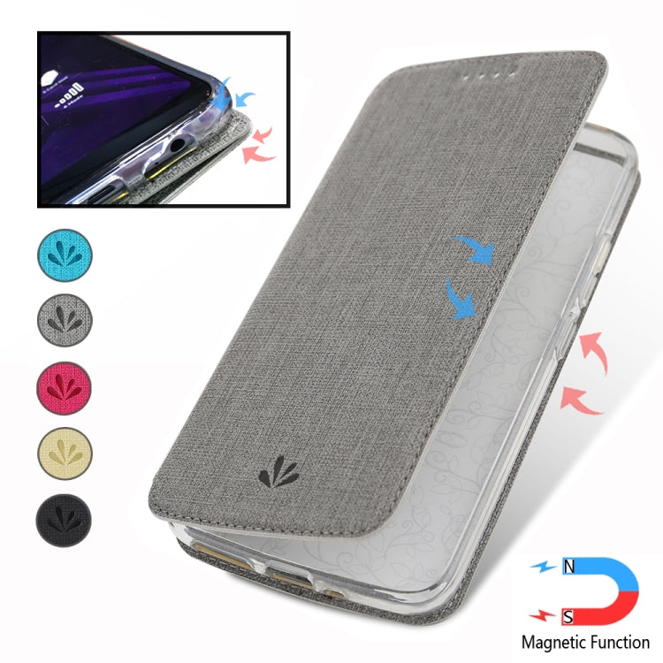 ViLi Magnetic Suction Shockproof TPU + PU Horizontal Flip Protective Case with Card Slot & Holder