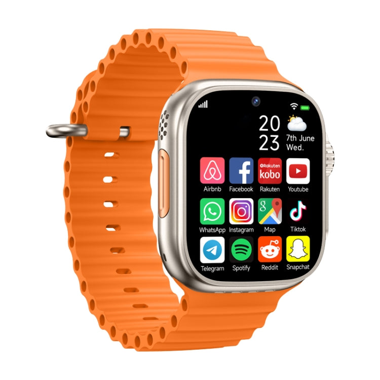 GS37 1.95 inch Screen Smart Phone Watch, Android 9.0, Spreadtrum SL8541E, Network: 4G, Single Nano SIM, Front & Rear Camera