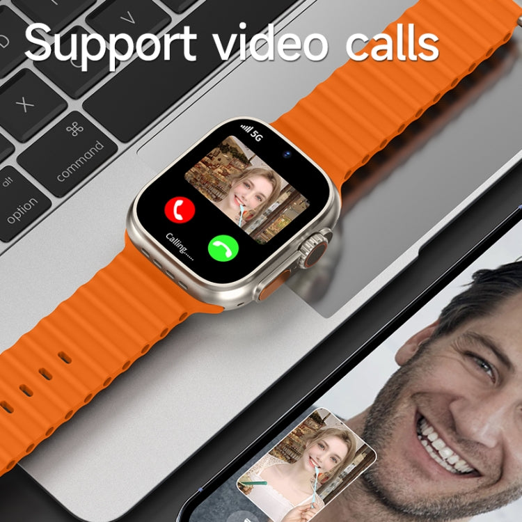 GS37 1.95 inch Screen Smart Phone Watch, Android 9.0, Spreadtrum SL8541E, Network: 4G, Single Nano SIM, Front & Rear Camera