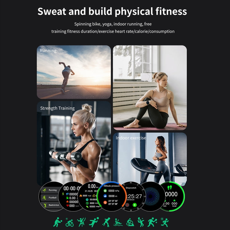 TM05 Pro Smart Bracelet, 1.46 inch Silicone Band IP67 Waterproof Smart Watch, Bluetooth Call / Heart Rate / Blood Pressure / Blood Oxygen