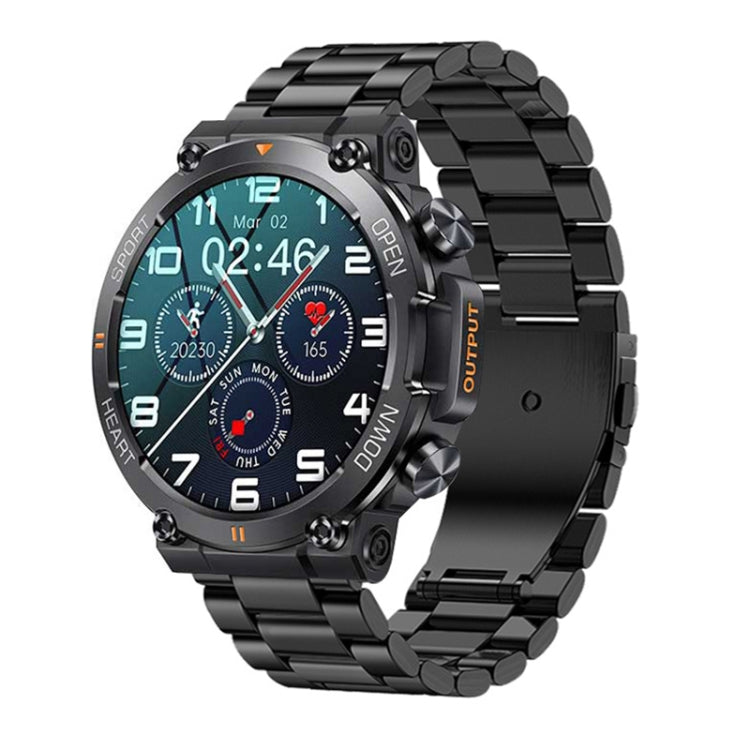 K56 Pro 1.39 inch Smart Steel Strap Wristband Support Heart Rate Monitoring / Blood Pressure Monitoring