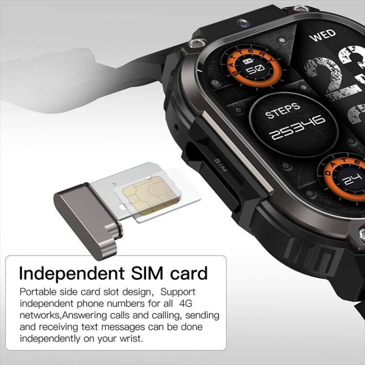 LEMFO DM63 2.13 inch AMOLED Square Screen Smart Watch Android 8.1