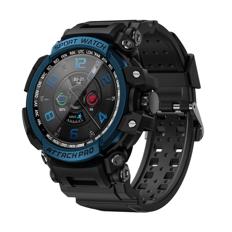 LOKMAT ATTACK Pro 1.32 inch BT5.1 Smart Sport Watch, Support Bluetooth Call / Sleep / Blood Oxygen / Heart Rate / Blood Pressure Health Monitor