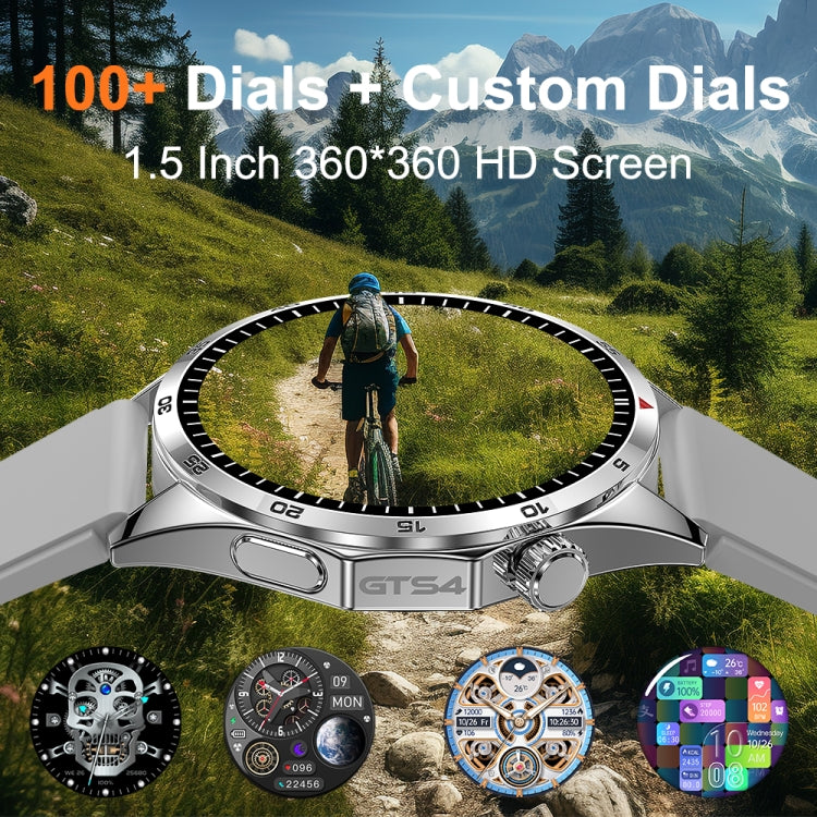 GTS4/LT09 1.5 inch IP67 Fitness Wellness Smart Watch Support Bluetooth Call / Sleep / Blood Oxygen / Heart Rate Health Monitor