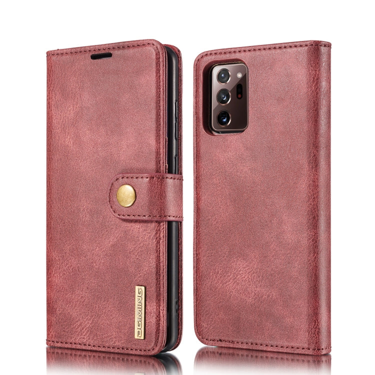 DG.MING Crazy Horse Texture Flip Detachable Magnetic Leather Case with Holder & Card Slots & Wallet