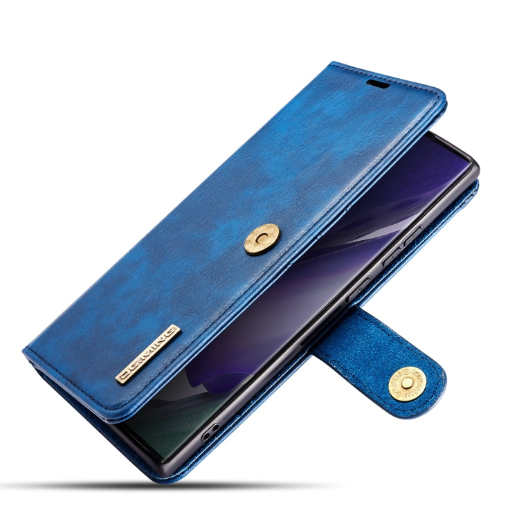 DG.MING Crazy Horse Texture Flip Detachable Magnetic Leather Case with Holder & Card Slots & Wallet