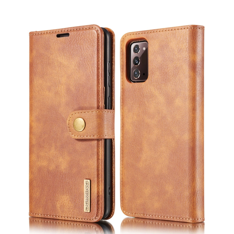DG.MING Crazy Horse Texture Flip Detachable Magnetic Leather Case with Holder & Card Slots & Wallet