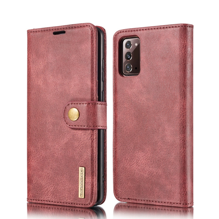 DG.MING Crazy Horse Texture Flip Detachable Magnetic Leather Case with Holder & Card Slots & Wallet