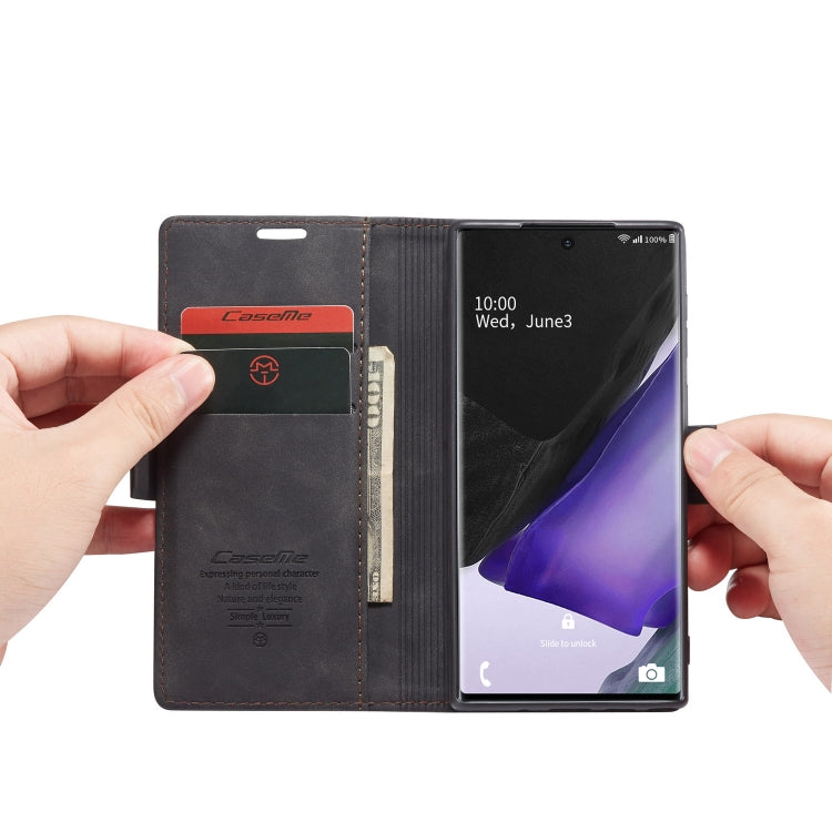 CaseMe Multifunctional Horizontal Flip Leather Case, with Card Slot & Holder & Wallet