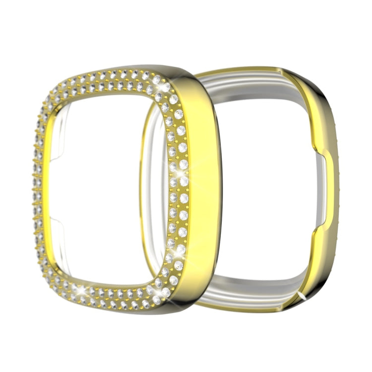 Double Row Plating Diamonds PC Protective Case