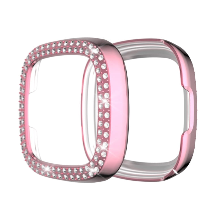 Double Row Plating Diamonds PC Protective Case