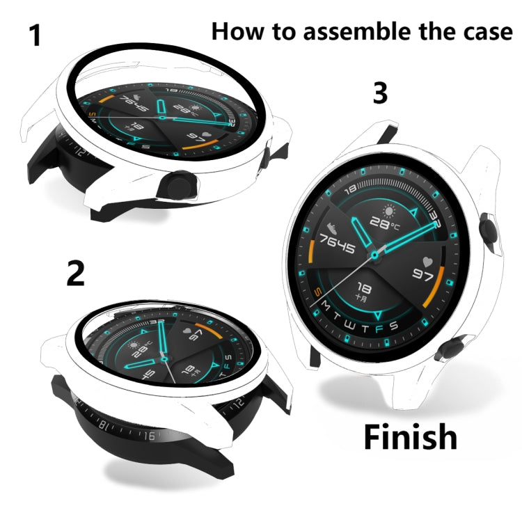 2 in 1 Tempered Glass Screen Protector + Fully Plating PC Case