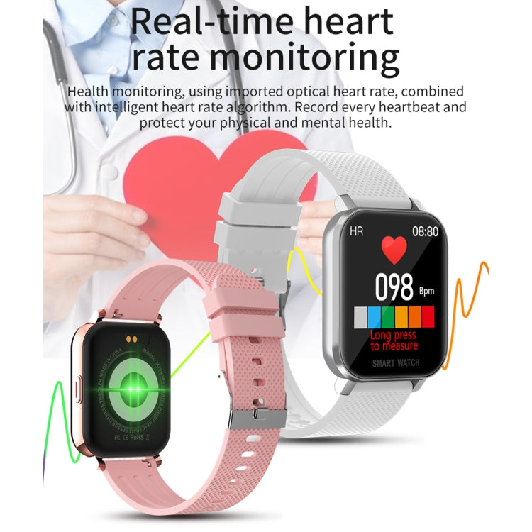 1.54 inch TFT Screen IP67 Waterproof Business Sport Silicone Strip Smart Watch, Support Sleep Monitor / Heart Rate Monitor / Blood Pressure Monitoring