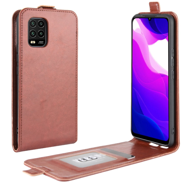 R64 Texture Single Vertical Flip Leather Protective Case with Card Slots & Photo Frame