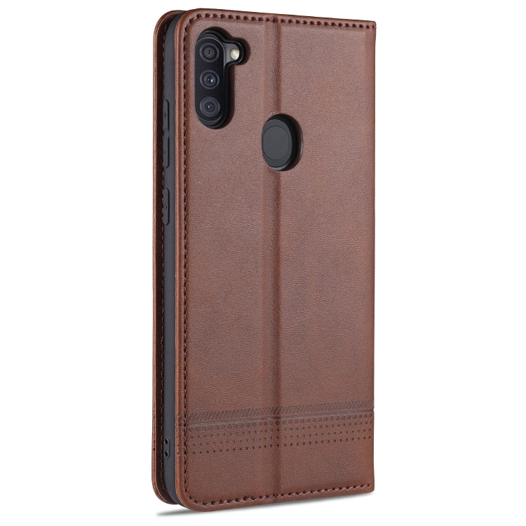 AZNS Magnetic Calf Texture Horizontal Flip Leather Case with Card Slots & Holder & Wallet