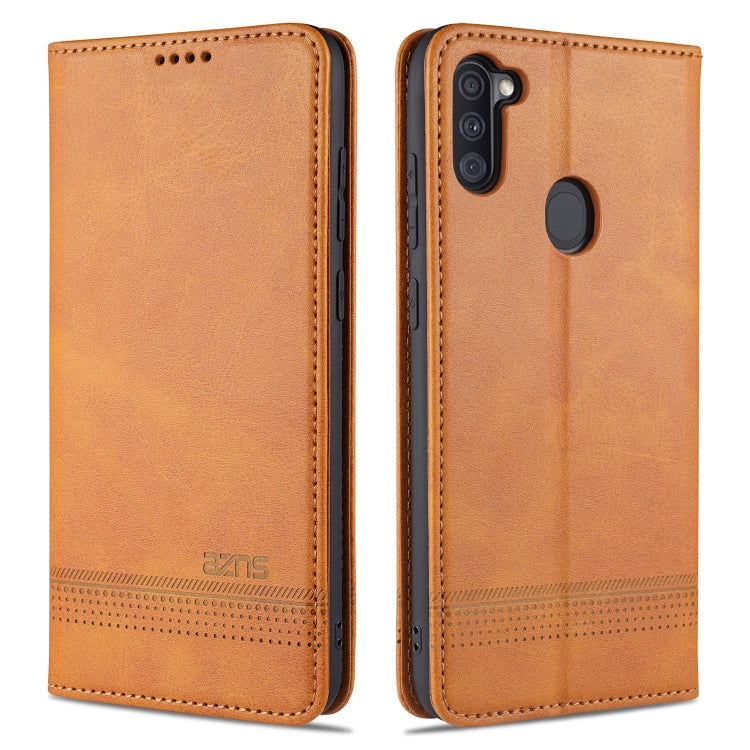 AZNS Magnetic Calf Texture Horizontal Flip Leather Case with Card Slots & Holder & Wallet