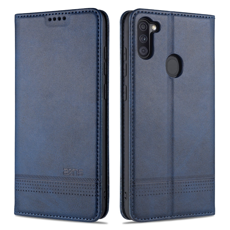 AZNS Magnetic Calf Texture Horizontal Flip Leather Case with Card Slots & Holder & Wallet