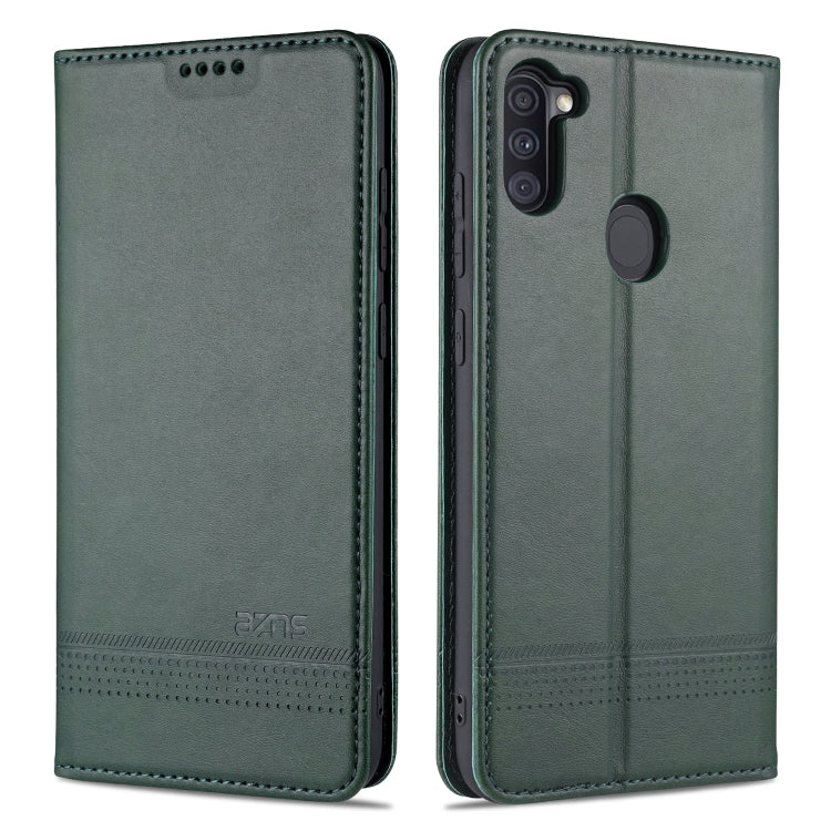 AZNS Magnetic Calf Texture Horizontal Flip Leather Case with Card Slots & Holder & Wallet