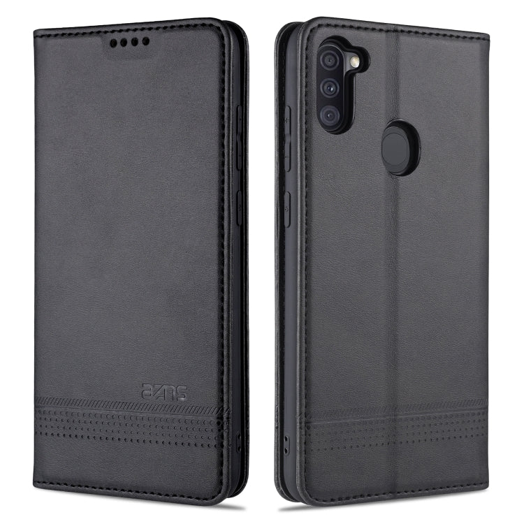 AZNS Magnetic Calf Texture Horizontal Flip Leather Case with Card Slots & Holder & Wallet