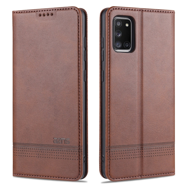 AZNS Magnetic Calf Texture Horizontal Flip Leather Case with Card Slots & Holder & Wallet