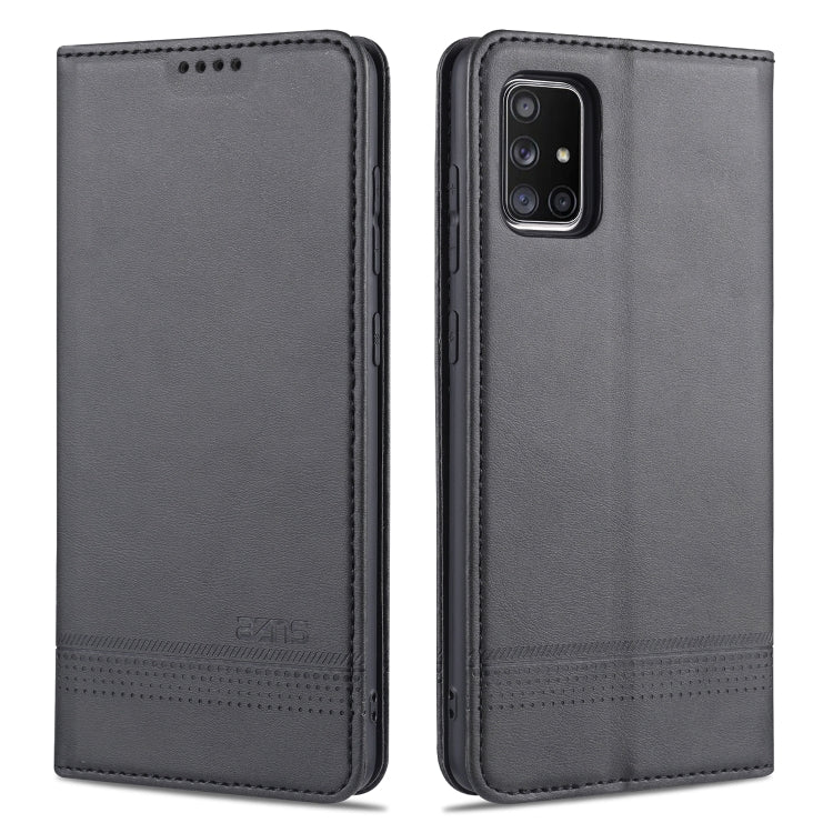 AZNS Magnetic Calf Texture Horizontal Flip Leather Case with Card Slots & Holder & Wallet
