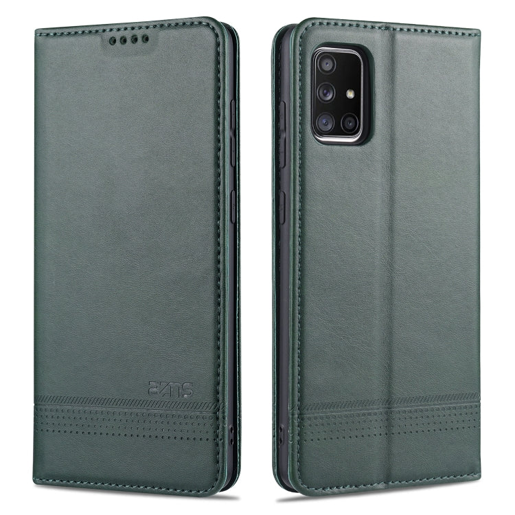AZNS Magnetic Calf Texture Horizontal Flip Leather Case with Card Slots & Holder & Wallet