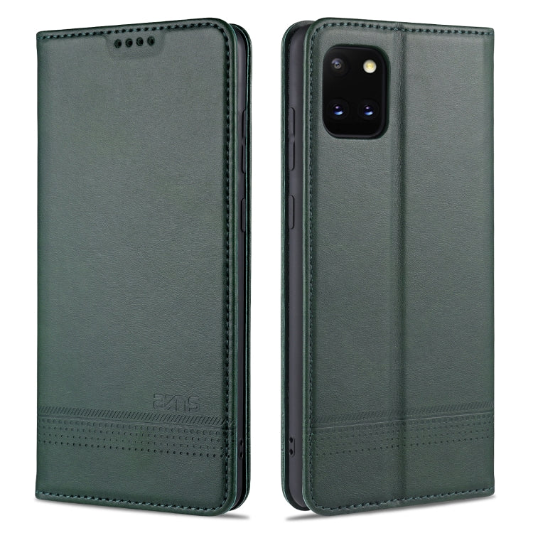 AZNS Magnetic Calf Texture Horizontal Flip Leather Case with Card Slots & Holder & Wallet