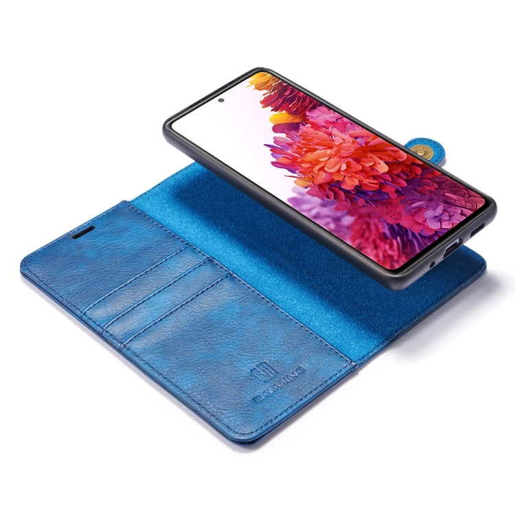 DG.MING Crazy Horse Texture Flip Detachable Magnetic Leather Case with Holder & Card Slots & Wallet