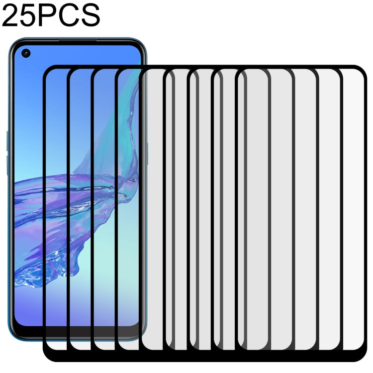 25 PCS Full Glue Full Screen Tempered Glass Film