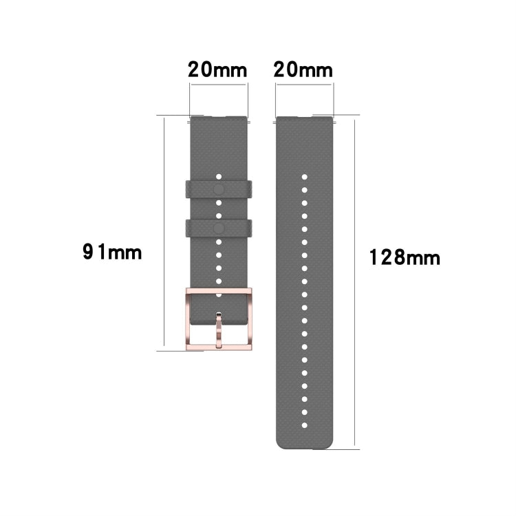 Dot Textured Silicone Strap, Size: Free Size