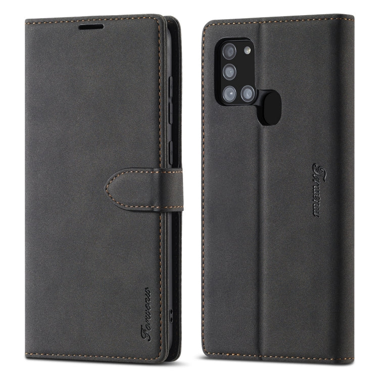 Forwenw F1 Series Matte Strong Magnetism Horizontal Flip Leather Case with Holder & Card Slots & Wallet & Photo Frame