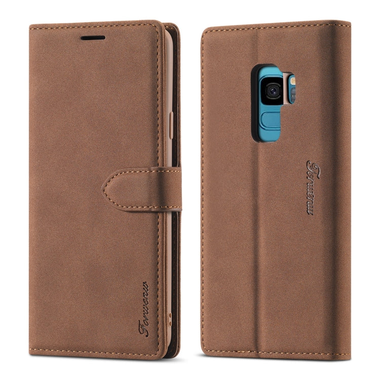 Forwenw F1 Series Matte Strong Magnetism Horizontal Flip Leather Case with Holder & Card Slots & Wallet & Photo Frame