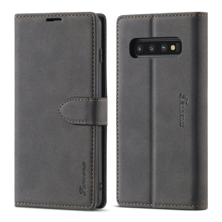 Forwenw F1 Series Matte Strong Magnetism Horizontal Flip Leather Case with Holder & Card Slots & Wallet & Photo Frame