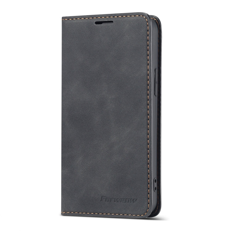 Forwenw Dream Series Magnetic Oil Edge Horizontal Flip Leather Case with Holder & Card Slot & Photo Frame & Wallet