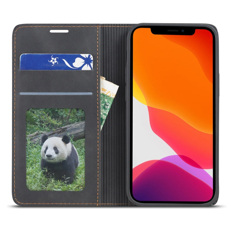 Forwenw Dream Series Magnetic Oil Edge Horizontal Flip Leather Case with Holder & Card Slot & Photo Frame & Wallet
