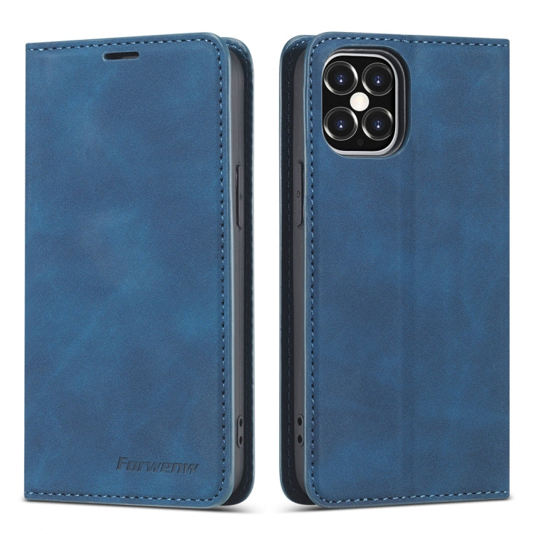 Forwenw Dream Series Magnetic Oil Edge Horizontal Flip Leather Case with Holder & Card Slot & Photo Frame & Wallet