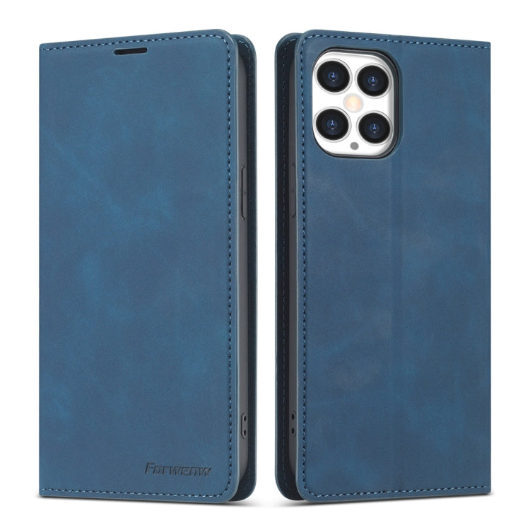 Forwenw Dream Series Magnetic Oil Edge Horizontal Flip Leather Case with Holder & Card Slot & Photo Frame & Wallet