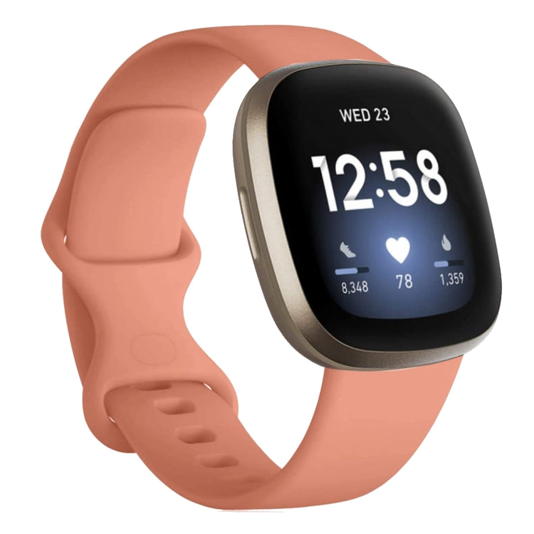 For Fitbit Versa 3 / Sense Silicone Replacement Strap Watchband, Size: S
