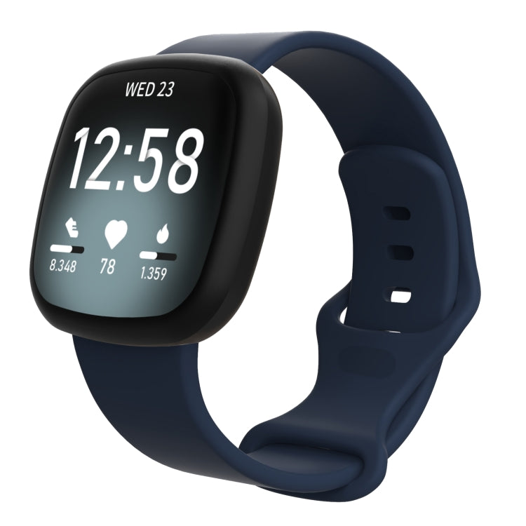 For Fitbit Versa 3 / Sense Silicone Replacement Strap Watchband, Size: S