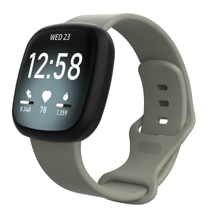 For Fitbit Versa 3 / Sense Silicone Replacement Strap Watchband, Size: S